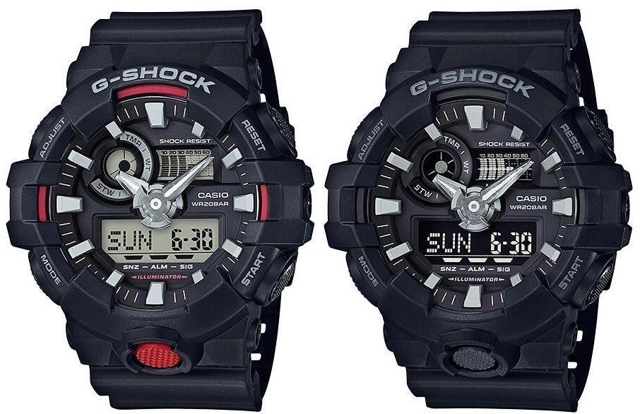 100% ОРИГІНАЛ  ⁇  НОВІ: Годинники G-Shock GA-700-1A &amp, GA-700-1B. ГАРАНТІЯ! від компанії Artiv - Інтернет-магазин - фото 1