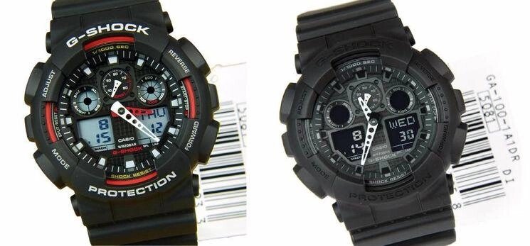 100% ОРИГІНАЛ|НОВИЙ: Годинник G-Shock ga100-1a4 | ga100-1a1. Гарантія! від компанії Artiv - Інтернет-магазин - фото 1