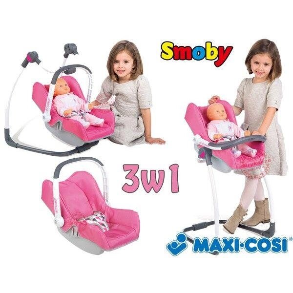 2 ПО ЦЕНЕ 1 Стільчик для ляльки Крісло Maxi-Cosi&amp, 3 в 1 Smoby 240230 від компанії Artiv - Інтернет-магазин - фото 1