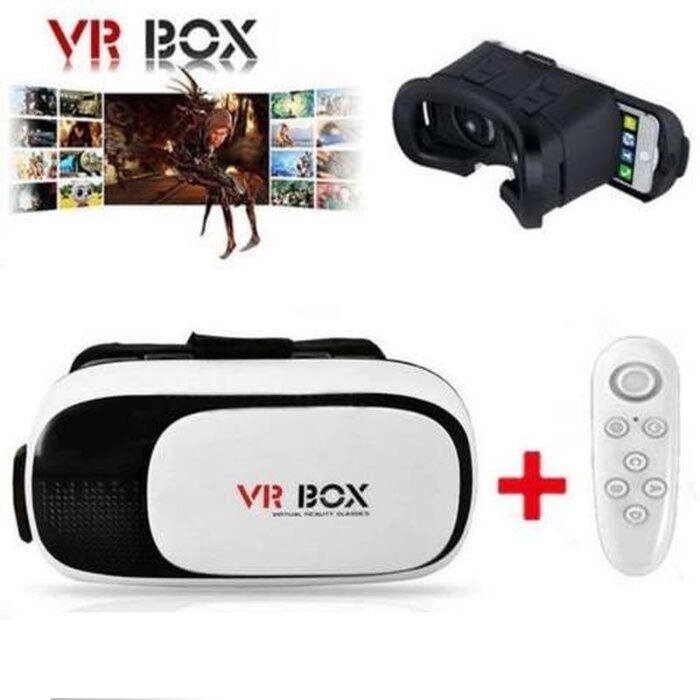 3D окуляри Окуляри віртуальної реальності VR BOX 2.0 + пульт від компанії Artiv - Інтернет-магазин - фото 1