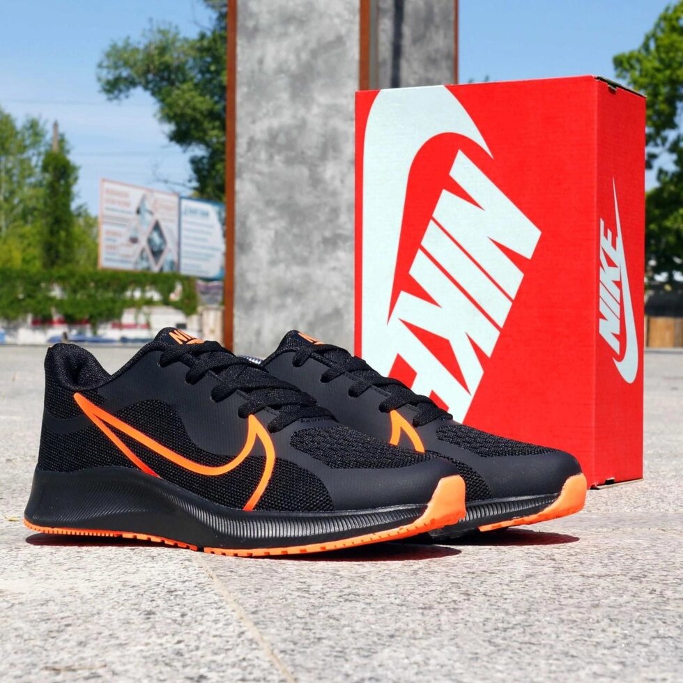 (753) Кросівки Nike Zoom Flyknit (41-46) - найк, літо, сітка, з оранж від компанії Artiv - Інтернет-магазин - фото 1