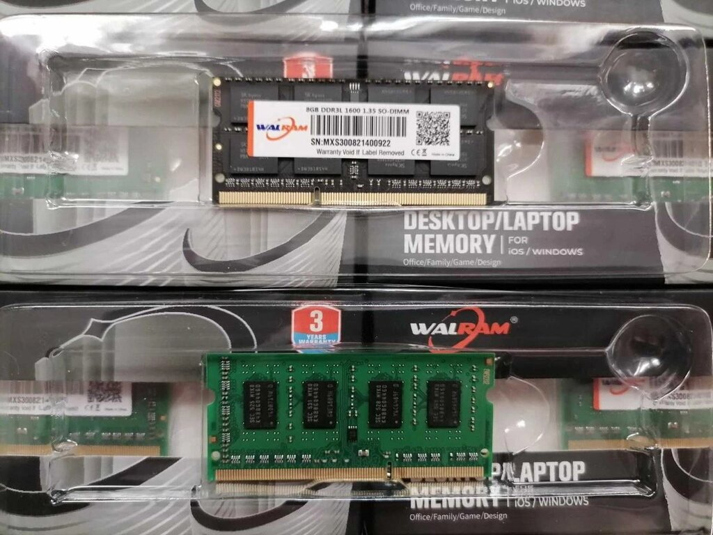 8GB DDR3 1333/1600, DDR3L 1600 Оперативна пам'ять НОВА, ГАРАНТІЯ від компанії Artiv - Інтернет-магазин - фото 1