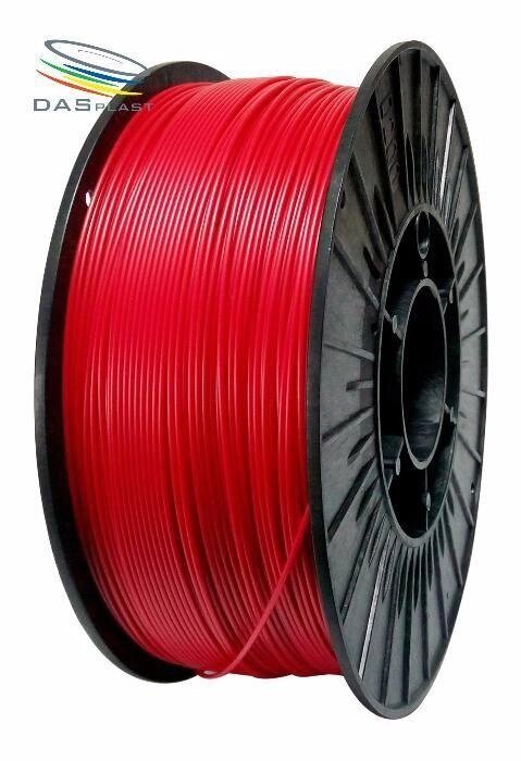 ABS АБС пластик нитка 1,75 мм для 3D принтера 1кг filament червоний від компанії Artiv - Інтернет-магазин - фото 1