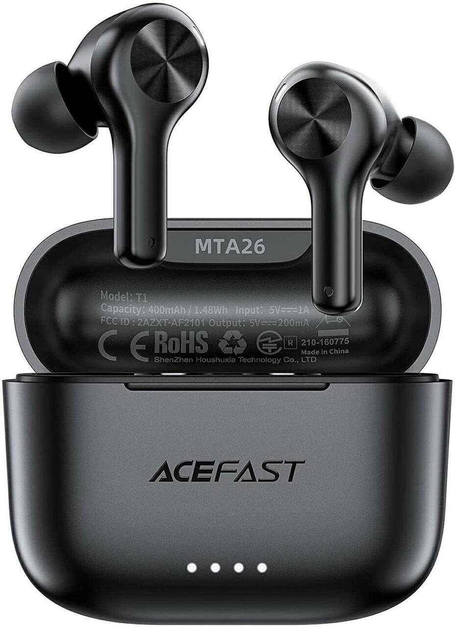 Acefast T1 Bluetooth 5.0, 40/400mah, 5H, IPX6 бездротові навушники від компанії Artiv - Інтернет-магазин - фото 1