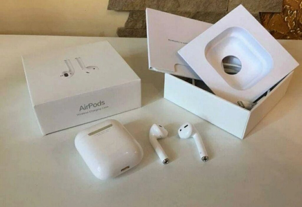 AirPods 2 ЛЮКС! Найкращої Якості на 2022р Гарантія+Чохол! коп опт Дроп від компанії Artiv - Інтернет-магазин - фото 1