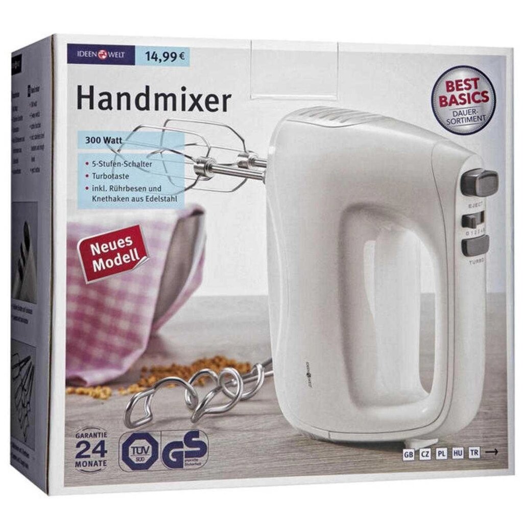 Акциза Mouse Kitchen Micker Hand 300W Mixer Maual Germany від компанії Artiv - Інтернет-магазин - фото 1