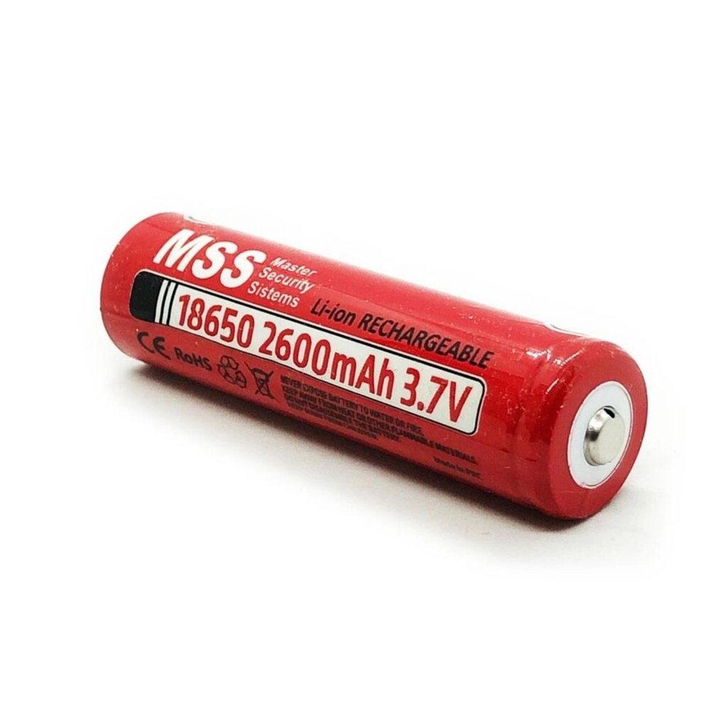 Акумулятор Li-Ion 18650 MSS 2600 mAh (3.7 v) (1 шт.) від компанії Artiv - Інтернет-магазин - фото 1