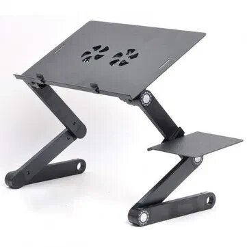 Алюмінієвий Стіл для ноутбука LAPTOP TABLE T8 з охолодженням від компанії Artiv - Інтернет-магазин - фото 1