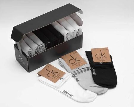 Ароматизовані чоловічі шкарпетки Calvin Klein, Calvin Klein, kelvin klein шкарпетки від компанії Artiv - Інтернет-магазин - фото 1