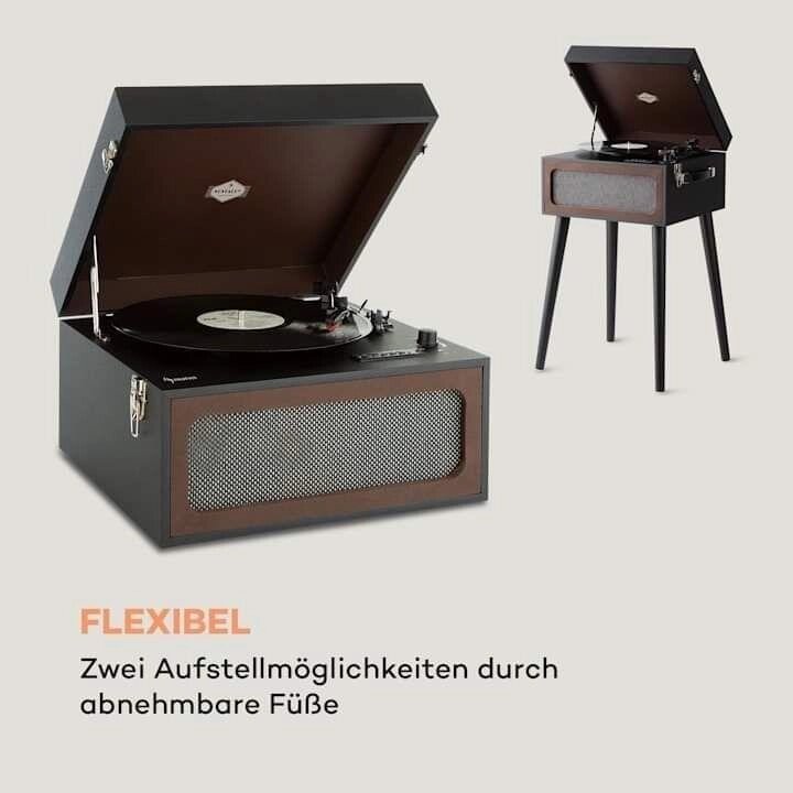 Auna Vinyl Player Stereo System Bluetooth, USB New з Німеччини від компанії Artiv - Інтернет-магазин - фото 1