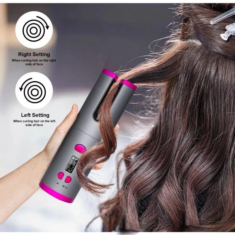 Автоматична плойка для завивки волосся Hair Curler із USB зарядкою від компанії Artiv - Інтернет-магазин - фото 1