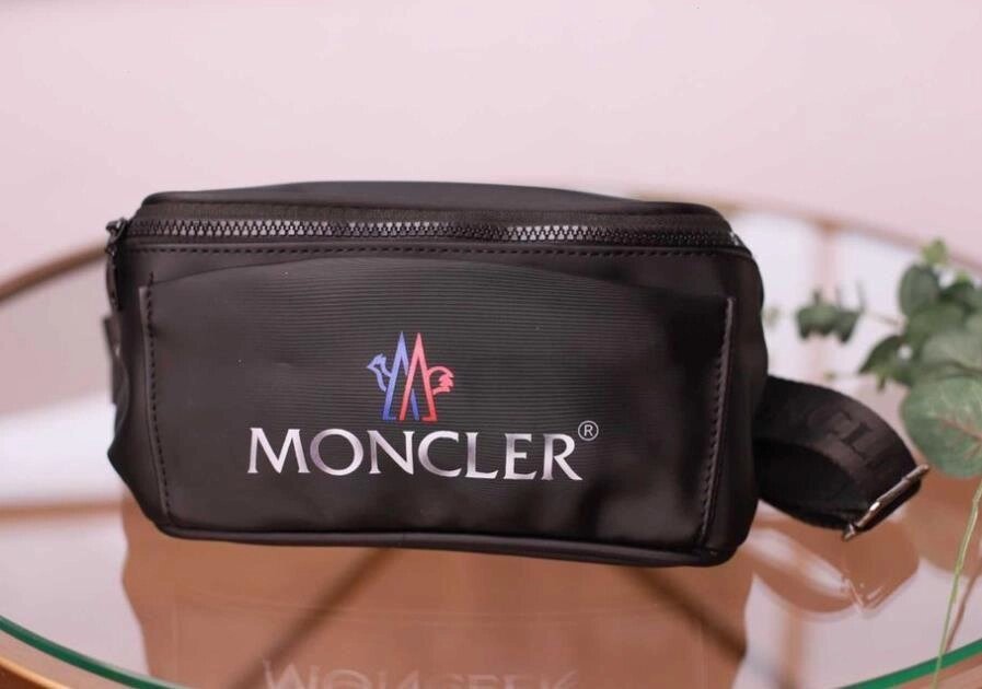 Бананка Moncler чорна | Чоловічі текстильні сумки Монклер i від компанії Artiv - Інтернет-магазин - фото 1