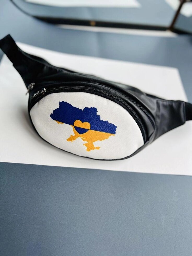 Бананка патріотична барсетка сумка на пояс карта УКРАЇНИ від компанії Artiv - Інтернет-магазин - фото 1