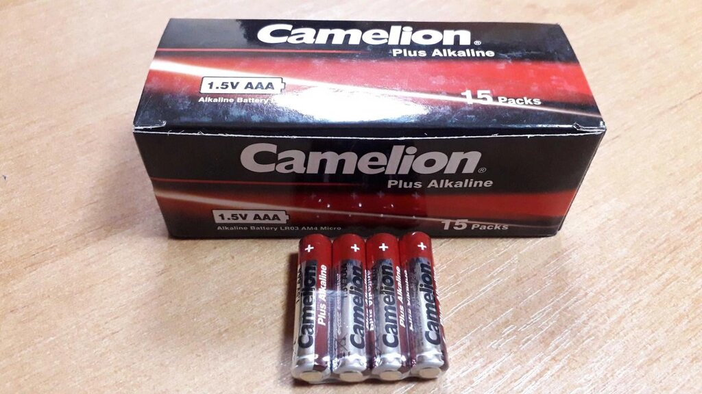 Батарейки ААА мікро пальчикові Camelion Plus Alkaline (60 шт) від компанії Artiv - Інтернет-магазин - фото 1
