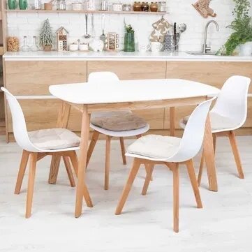 Белні Стіл для кухні, кухонний стіл, прямий удар, білий стіл від компанії Artiv - Інтернет-магазин - фото 1