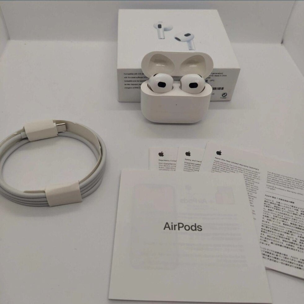 Бездротові навушники AirPods 3 1:1! AirPods Pro, AirPods 2 від компанії Artiv - Інтернет-магазин - фото 1