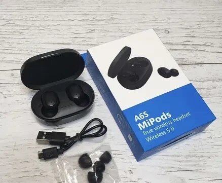 Бездротові навушники вакуумні e6S MiPods від компанії Artiv - Інтернет-магазин - фото 1