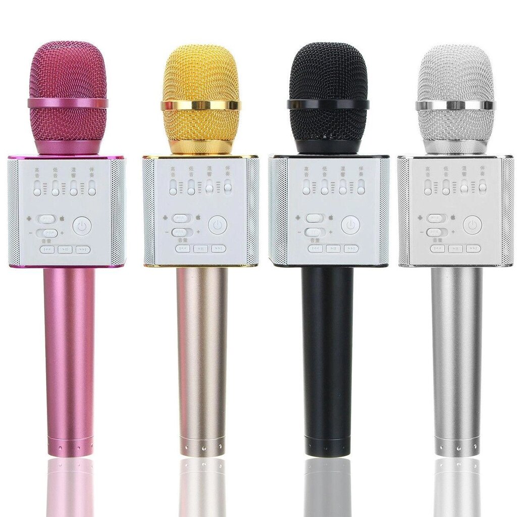 Бездротовий блютуз караоке мікрофон TMG Q9 (USB, FM, AUX, Bluetooth) від компанії Artiv - Інтернет-магазин - фото 1