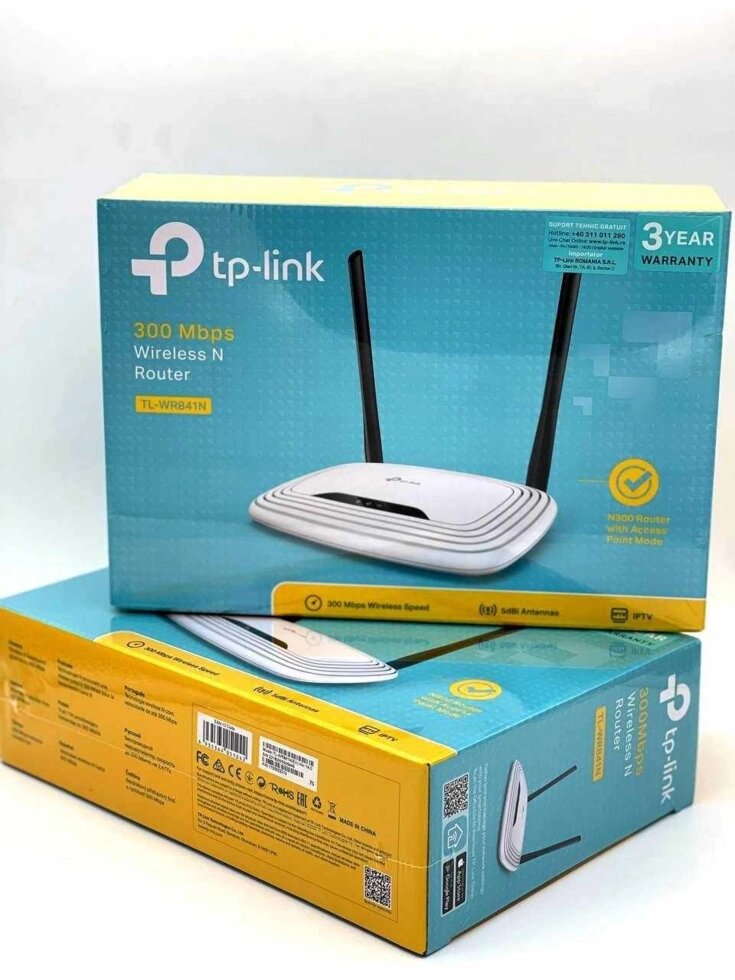 Бездротовий маршрутизатор роутер TP-Link TL-WR841N, 840 від компанії Artiv - Інтернет-магазин - фото 1