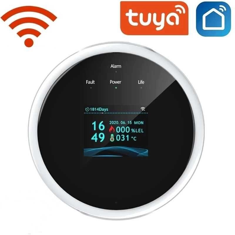 Бездротовий WiFi датчик витоку газу SmartLife, Tuya від компанії Artiv - Інтернет-магазин - фото 1