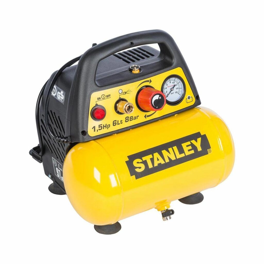 Безмасляний компрессор STANLEY 6 л 8 бар Безмасляний Stanley STN039 від компанії Artiv - Інтернет-магазин - фото 1