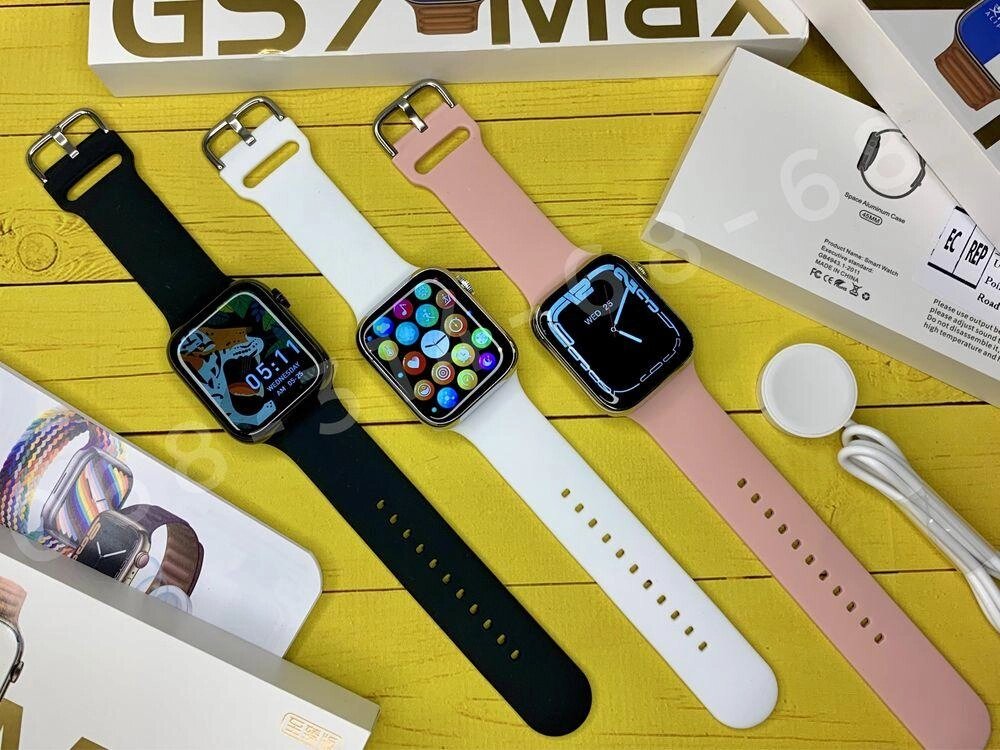 Безрамковий смарт-часи GS7 Max як Apple Watch 7 45 мм 2022 року від компанії Artiv - Інтернет-магазин - фото 1