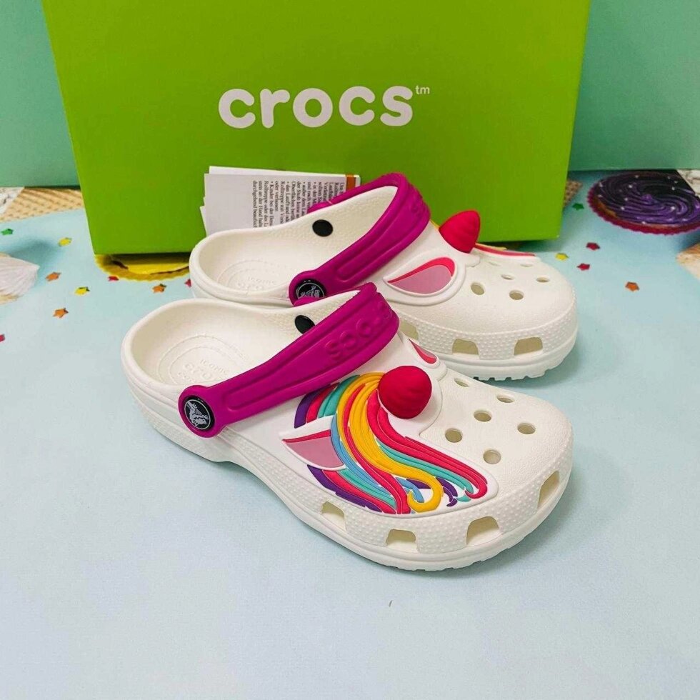 Білі Crocs classic I AM white C7, C8, C9, C10, C11, C12, C13, J1, J2, J3 від компанії Artiv - Інтернет-магазин - фото 1