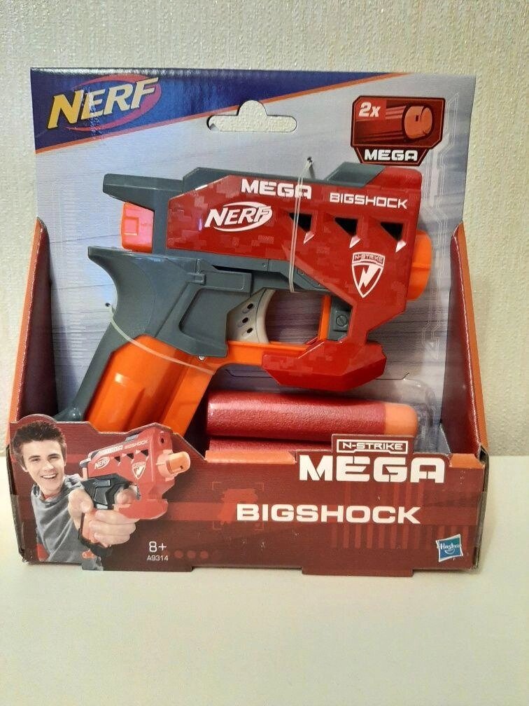 Бластер Nerf Mega Bigshock Hasbro A9314 оригінал від компанії Artiv - Інтернет-магазин - фото 1