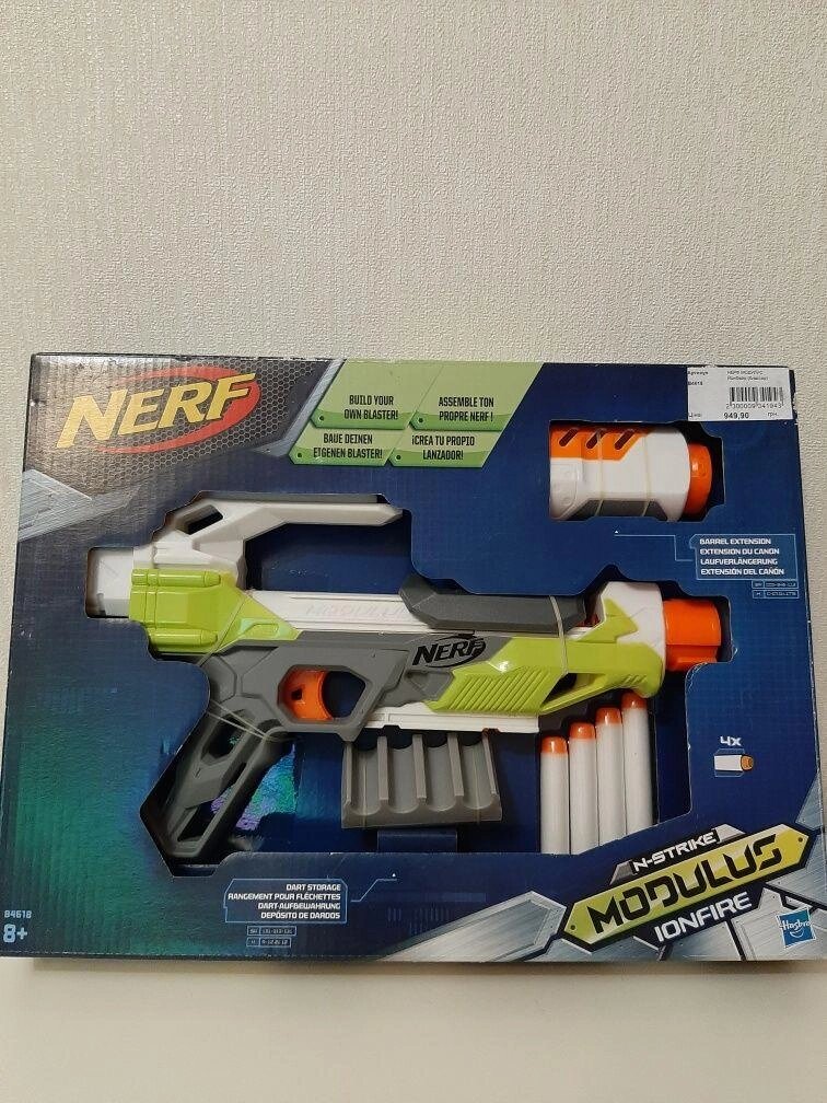 Бластер NERF Modulus Ionfire B4618 від компанії Artiv - Інтернет-магазин - фото 1