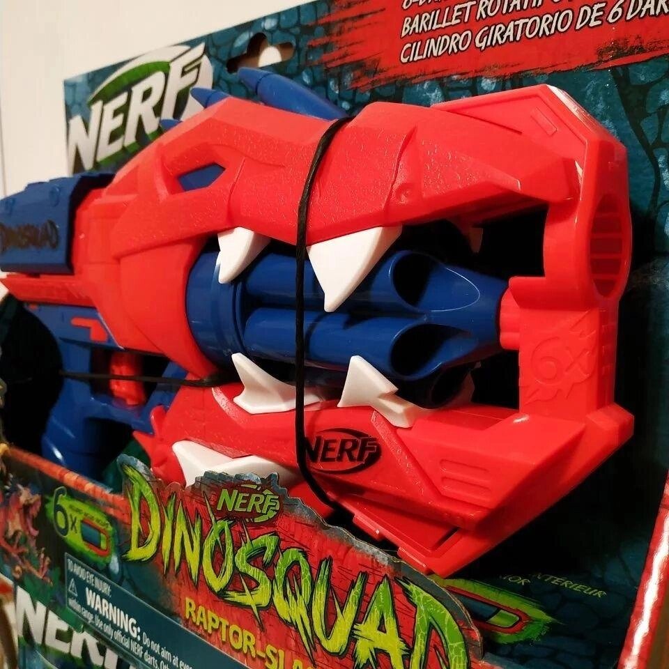 Бластер нерф NERF DinoSquad Raptor-Slash диносквад раптор оригінал від компанії Artiv - Інтернет-магазин - фото 1