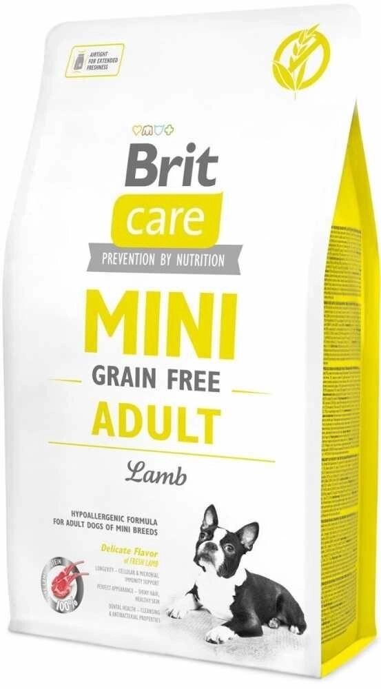 Brit Care Mini Adult Lamb сухий корм для собак малих порід 7кг від компанії Artiv - Інтернет-магазин - фото 1