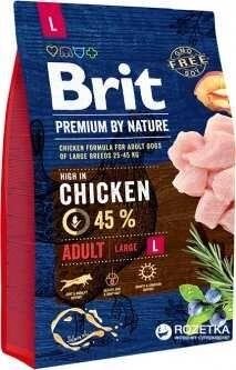 Brit Premium Adult L 3 кг Собачий корм за низькими цінами від компанії Artiv - Інтернет-магазин - фото 1