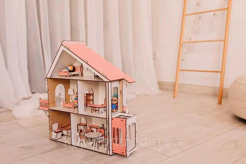 Будиночок для ляльок лол, кухонний будинок дерев&#x27, яний в Киеві від компанії Artiv - Інтернет-магазин - фото 1
