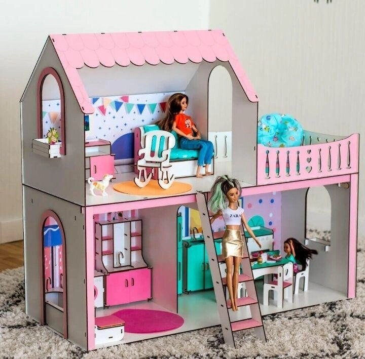 Чарівний Ляльковий будиночок Барбі NestWood від компанії Artiv - Інтернет-магазин - фото 1
