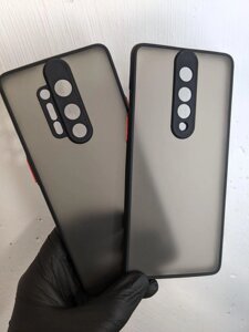 Чохол для OnePlus 8 Pro матовий ударостійкий кольоровий бортик