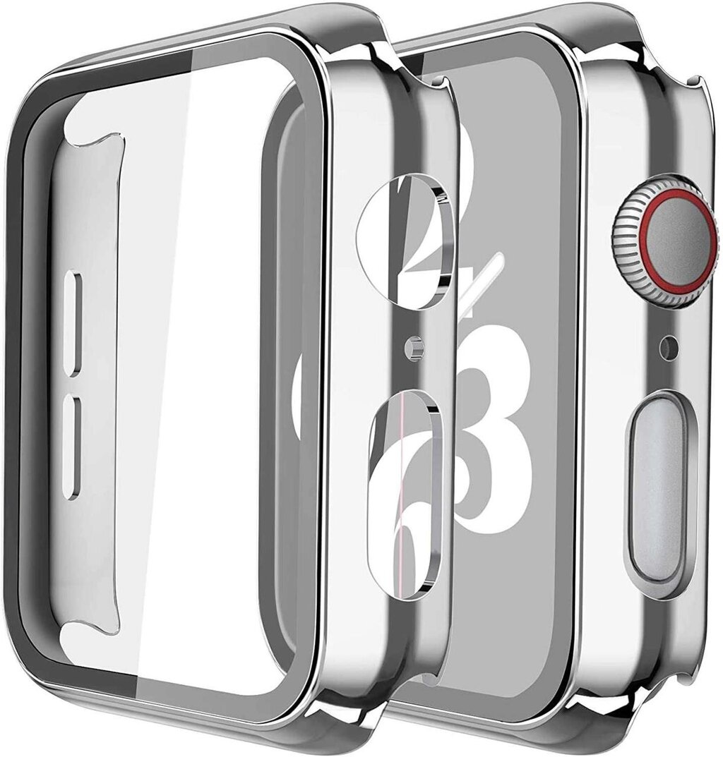 Чохол корпус Apple Watch Series 6/5/4 40 мм Скло Сріблястий від компанії Artiv - Інтернет-магазин - фото 1