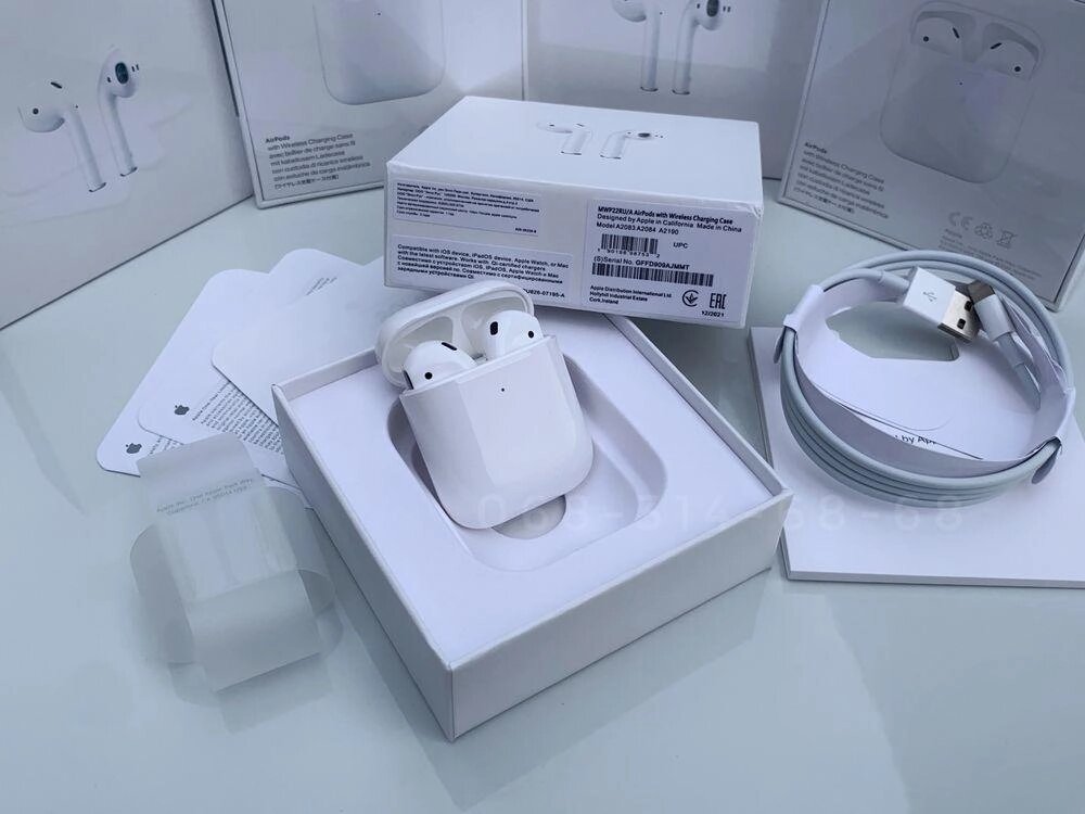 Чохол в Подарунок Airpods 2 Люкс 2022 R-setting на чіпі Airoha 1562M від компанії Artiv - Інтернет-магазин - фото 1