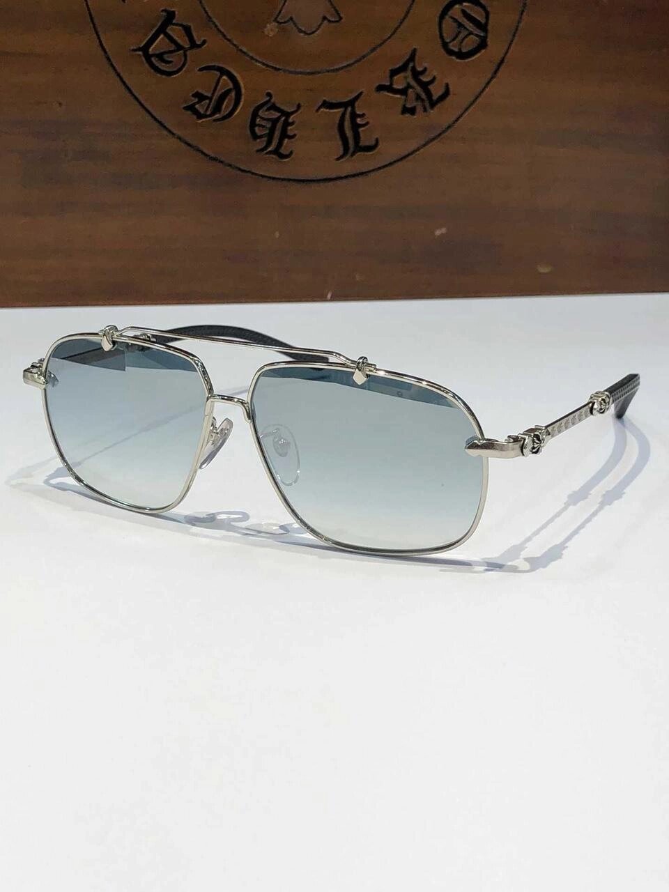 Чоловічі окуляри Chrome Hearts темні окуляри Хром Хартс сонцезахисні g209 від компанії Artiv - Інтернет-магазин - фото 1