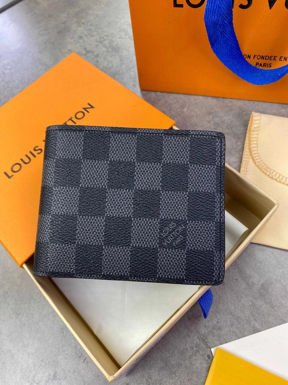 Чорний гаманець Louis Vuitton гаманець Луї Віттон органайзер LV k311 від компанії Artiv - Інтернет-магазин - фото 1