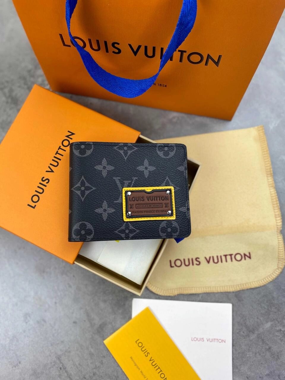 Чорний гаманець Louis Vuitton гаманець Луї Віттон органайзер LV k316 від компанії Artiv - Інтернет-магазин - фото 1