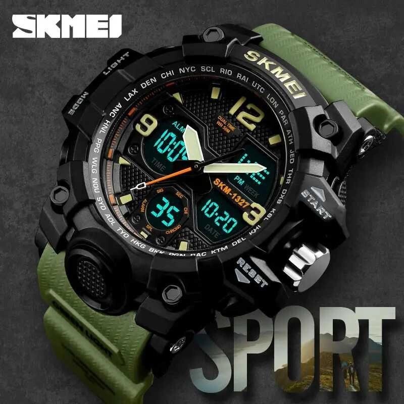 Чорний спортивний годинник, Годинник спортивний водонепроникний, Гарантія від компанії Artiv - Інтернет-магазин - фото 1
