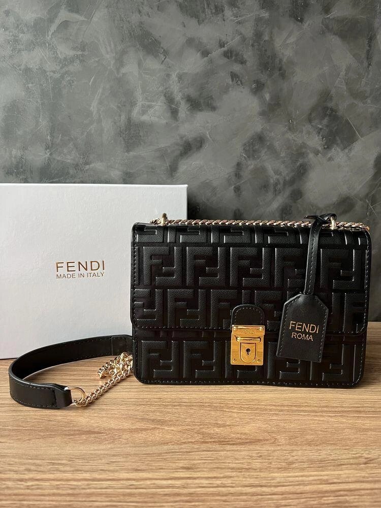 Чженська Лозана Fendi Bag | Fenda Bag The Clutch Smarle Leather від компанії Artiv - Інтернет-магазин - фото 1