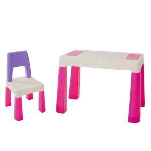 Дитячий багатофункціональний столик Poppet 5 в 1 та стільчик, 4 кольори