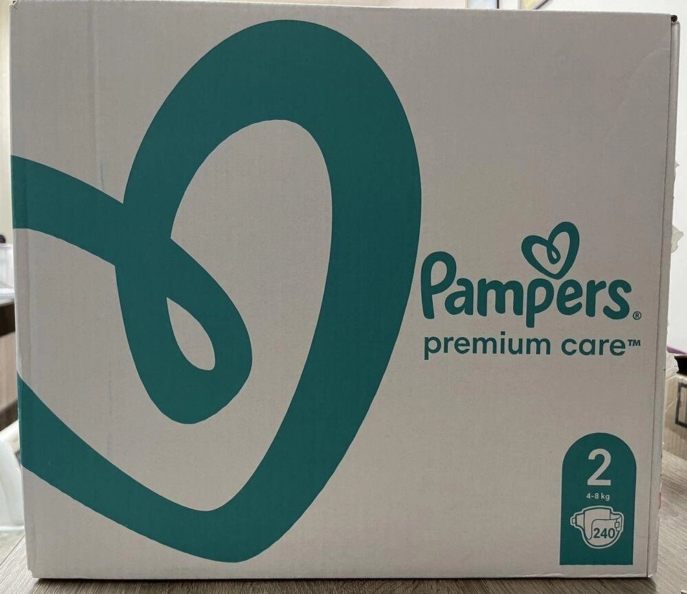 Діапери Pampers Premium Care size 2 (4-8 кг) 240 шт. від компанії Artiv - Інтернет-магазин - фото 1