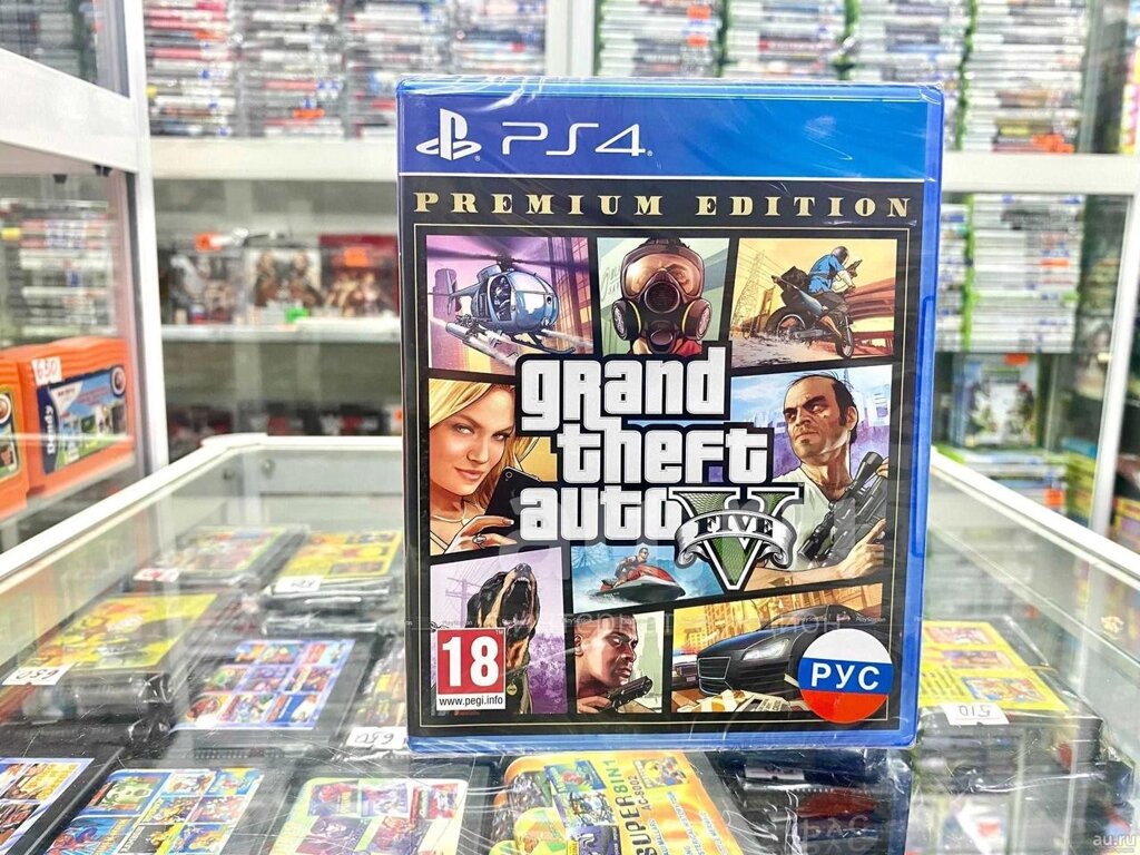 Диск GTA 5 - Grand Theft Auto V Гра для PlayStation 4/5 PS4 PS5 від компанії Artiv - Інтернет-магазин - фото 1