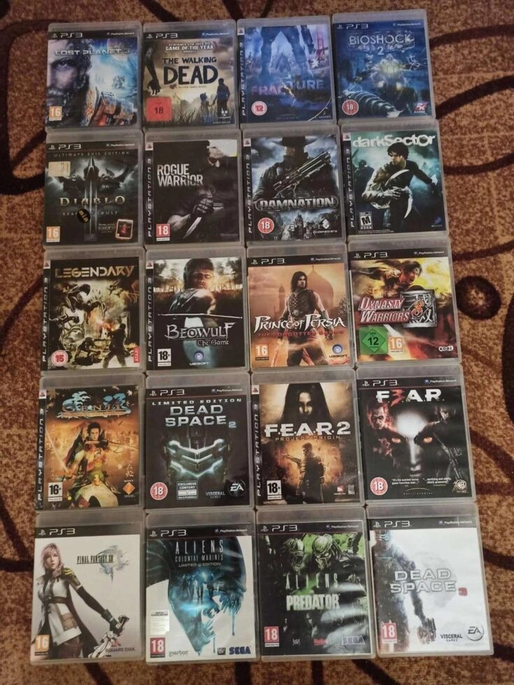 Диск Sony PS3 Gta fifa Lego Tekken Uncharted Killzone Assassin Nfs Hhl від компанії Artiv - Інтернет-магазин - фото 1