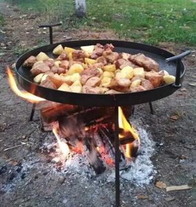 Дискова сковорода з диска для багаття, борина, садж для пікніка в Києві