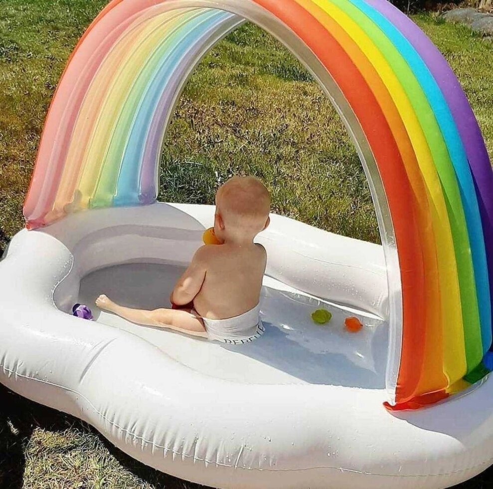 Дитячий басейн Intex Rainbow. Intex 57141. басейн Intex від компанії Artiv - Інтернет-магазин - фото 1