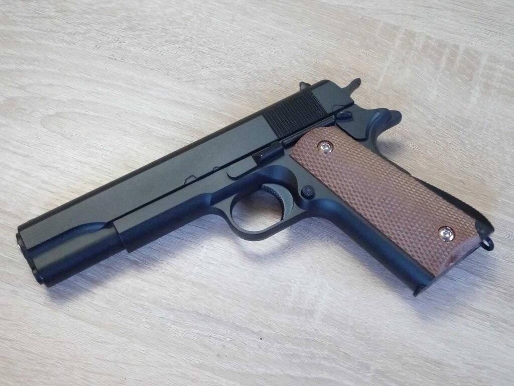 Дитячий пістолет Colt 1911 з металу, спринговий іграшковий від компанії Artiv - Інтернет-магазин - фото 1