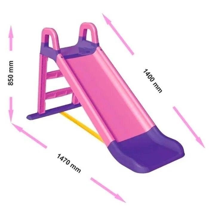 Дитячий слайд для верхової їзди, спуску, пластику від компанії Artiv - Інтернет-магазин - фото 1